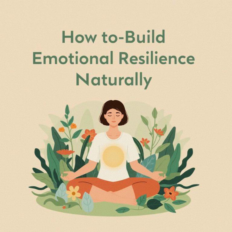 How to Build Emotional Resilience Naturally: A Life Guide