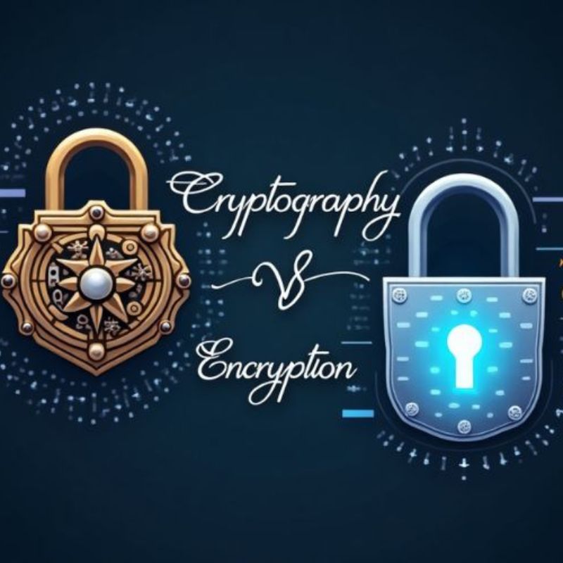 Cryptography and Encryption Difference