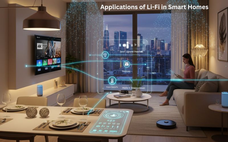 Applications of Li-Fi in Smart Homes