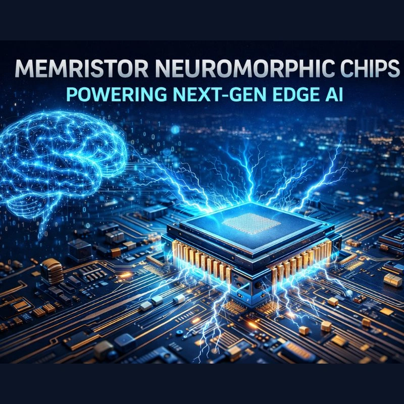 Memristor neuromorphic chips