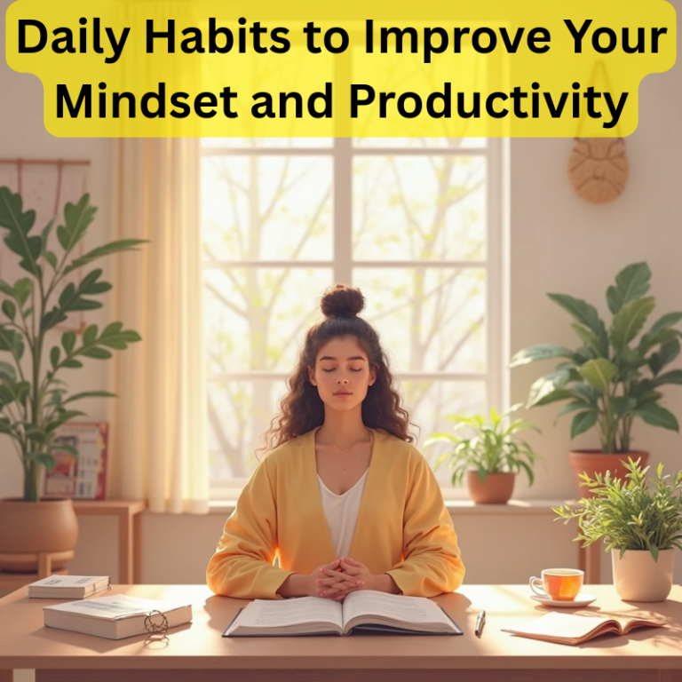 Daily habits to improve your mindset