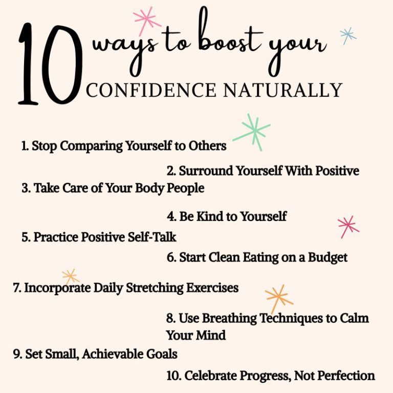 Simple Ways to Boost Self-Confidence Naturally
