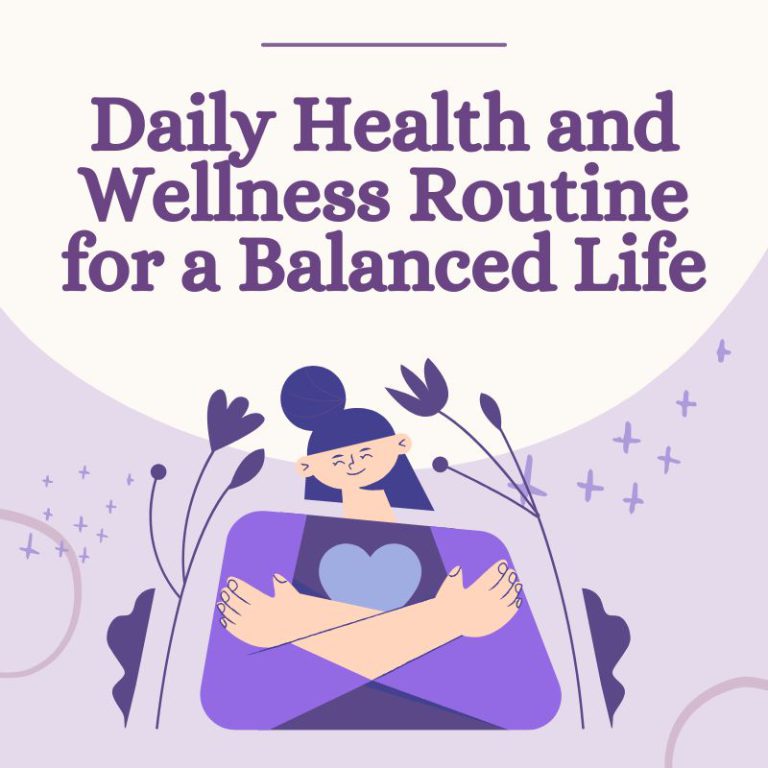 daily health and wellness routine