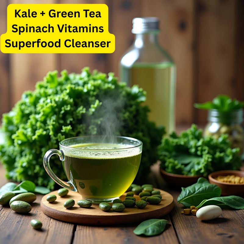 Kale + Green Tea Spinach Cleanser | Superfood Glow