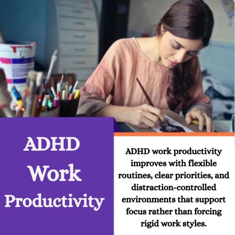 ADHD work productivity