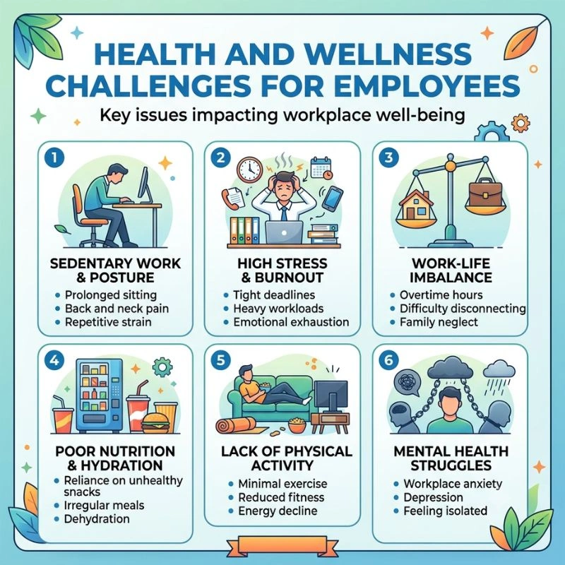 Health and Wellness Challenges for Employees