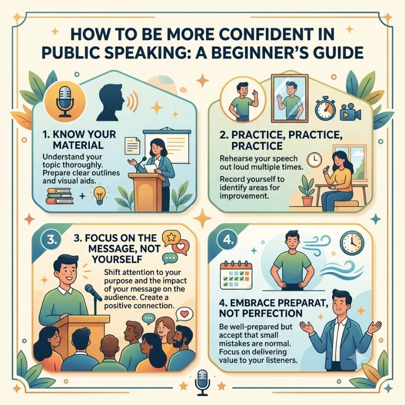 How to Be More Confident in Public Speaking A Beginner's Guide