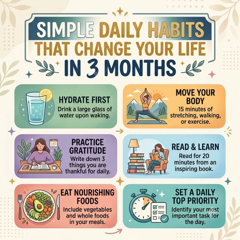 Simple Daily Habits That Change Your Life in 3 Months